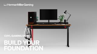 Introducing Coyl, Herman Miller Gaming's First-ever Sit-to-Stand Desk
