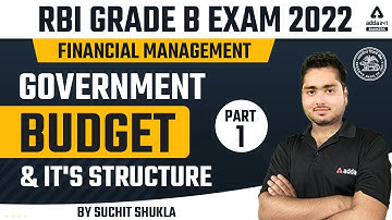 RBI Grade B 2022 | FM | Government Budget and it