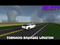 Tornado Ravages Winston in Roblox Helicity! - Solo Chase #2