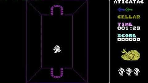 Commodore 16 Atic Atac Demo 4