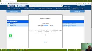 How to register students, teachers and add class in Liverworksheets.
