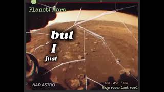 Katakata Terakhir Dari Robot Mars