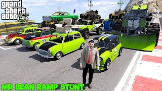 MR BEAN CAR BIG MOUNTAIN RAMP STUNT IN GTA 5