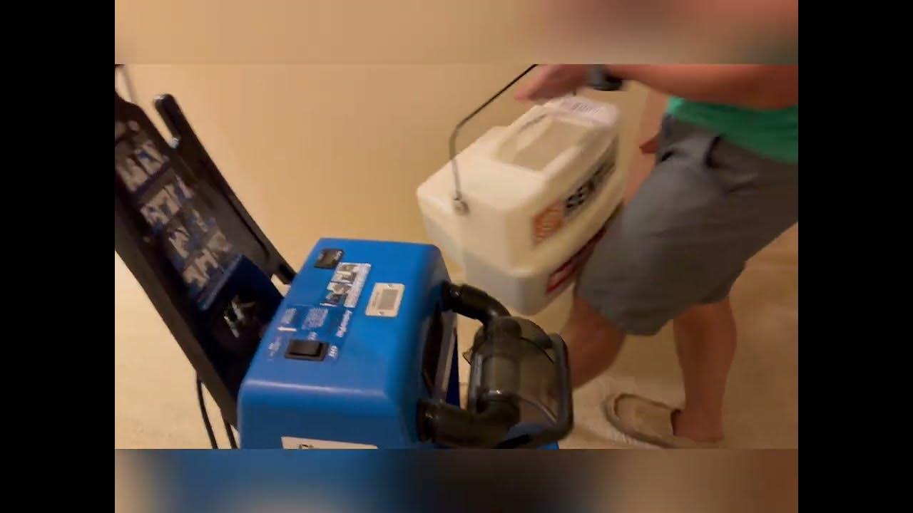How to use a Rug Doctor Pro Carpet Cleaner Rent from HomeDepot YouTube