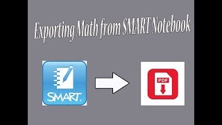 How to export work from Smart Notebook math problems