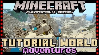 MINECRAFT PS4 TUTORIAL WORLD | DESERT TOWN [08] - (Minecraft Console)