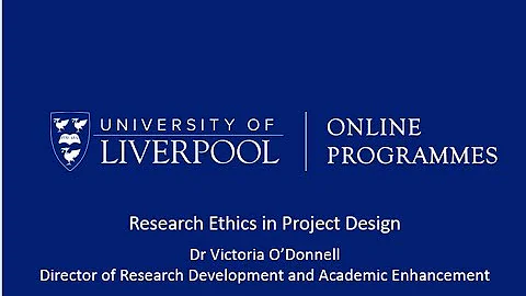 Research Ethics in Project Design