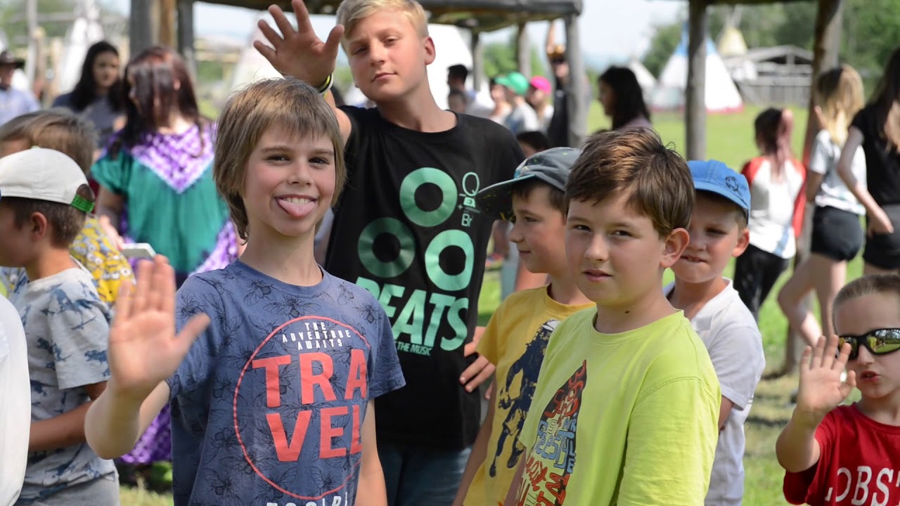 Obóz w Bielicach lato 2017 wyjazd do wioski indiańskiej