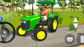 Jod John Deere Tractor Driving Fastest Full Modifided Tractor Driving In Indian Village Man 🚜 screenshot 4