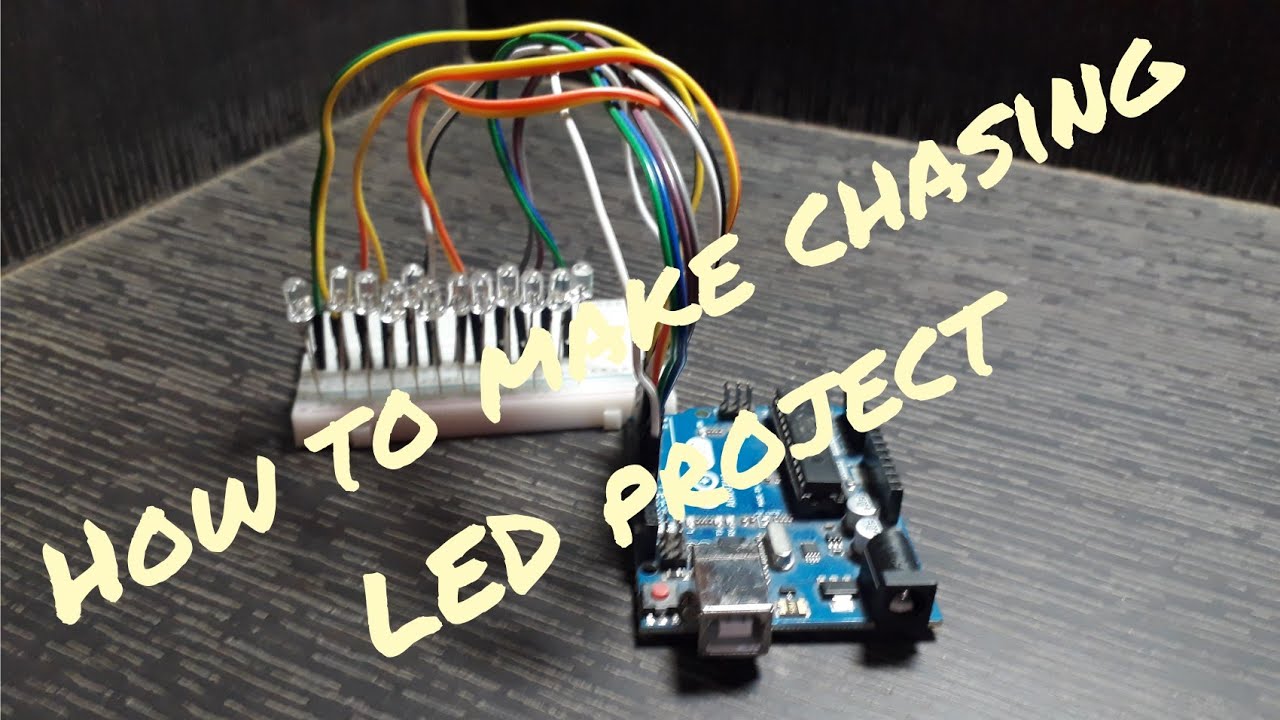 How to make chasing LED project - YouTube