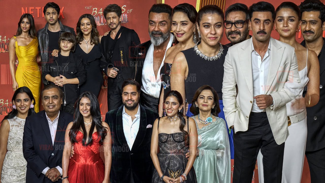Celebrities arrives at The Bads of Bollywood Premiere | SRK Family, Ambani Family, Ranbir, Alia