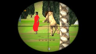 Hunting Lions & Tigers With Sniper Resuce People - Lion Hunting Sniper Shooting Android Gameplay screenshot 1