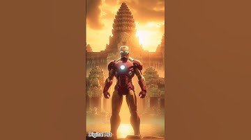 Ironman at Angkor Wat, Cambodia? #digital #digitalart #shorts #art #viral #3D #animation