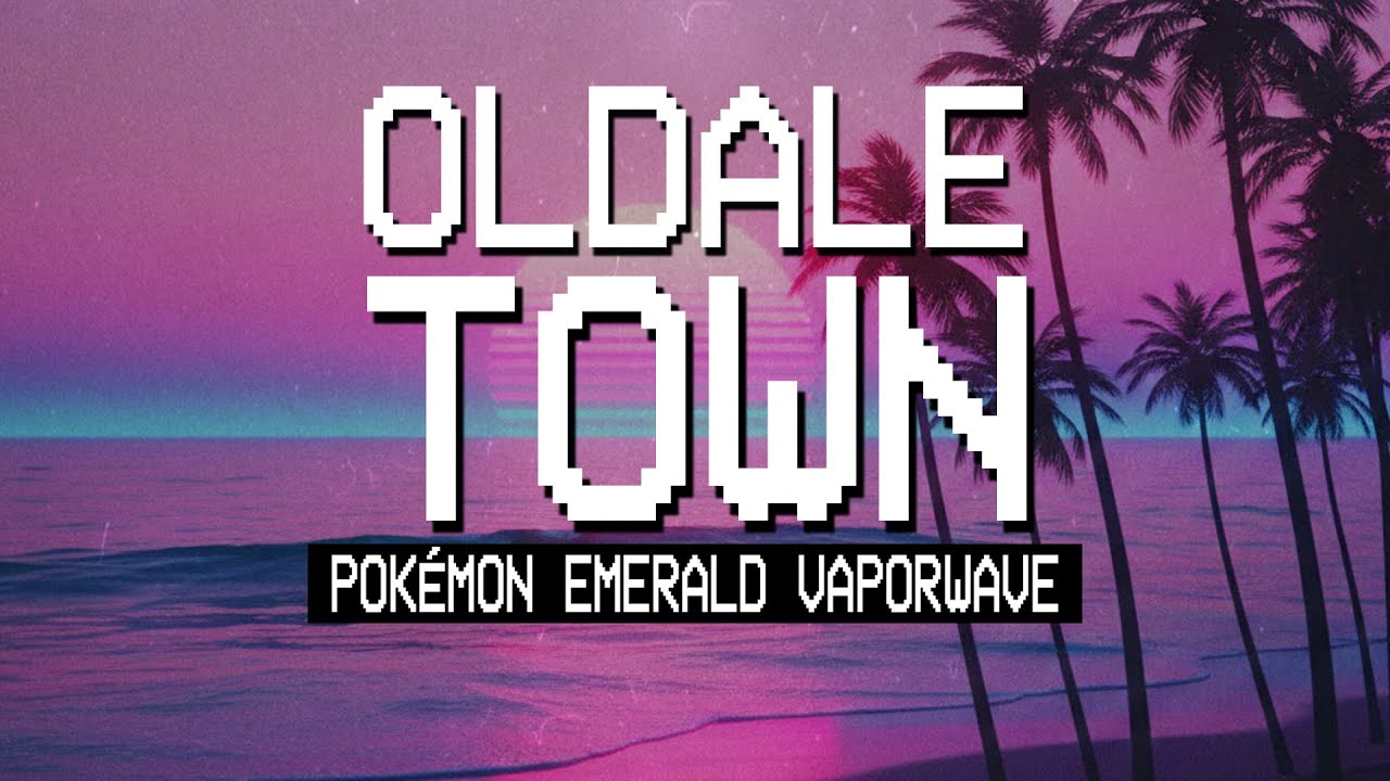 Oldale Town from Pokemon R/S/E but it's Vaporwave / Mallsoft