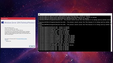 Destroying Windows Server 2016 Build 14322!