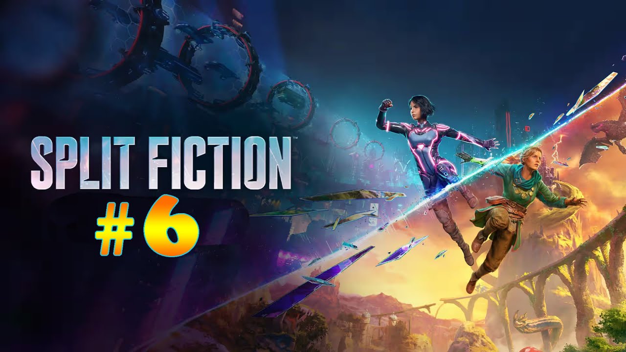 Split Fiction ➤ прохождение №6 | Босс Главный Страж | Джетпаки | Черновик | Кальмар | 4 Разрыв