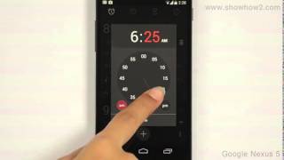Google Nexus 5 - Edit Existing Alarm screenshot 5