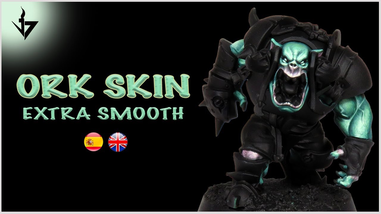 How to paint ORK SKIN on miniatures / Como pintar PIEL de ORCO en miniaturas