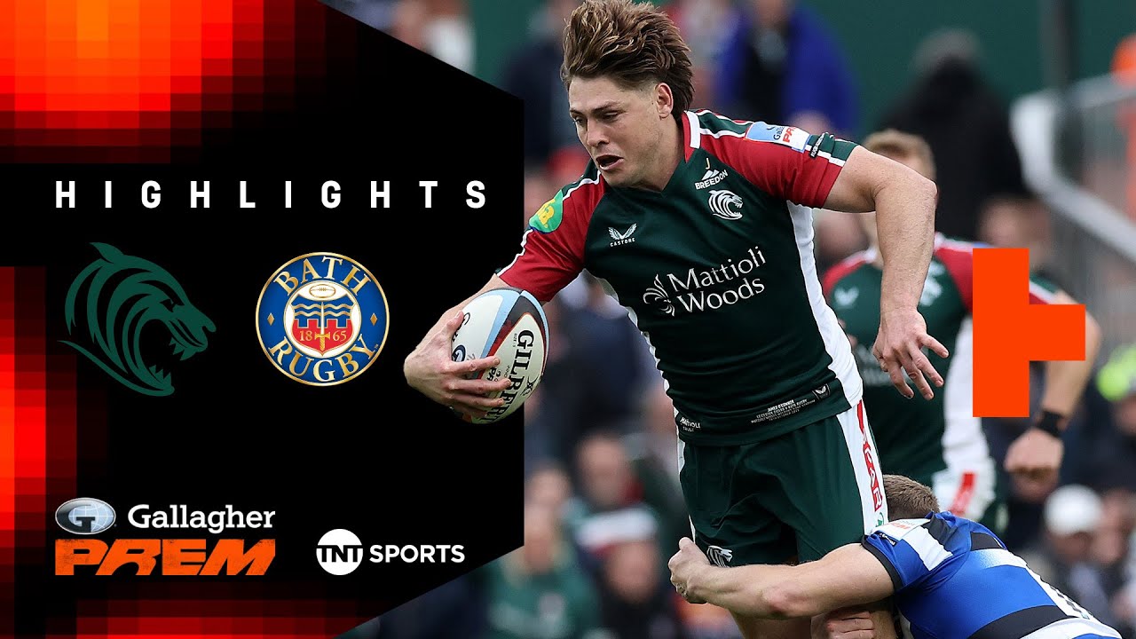 DRAMATIC FINISH! 🍿 | Leicester Tigers vs Bath | Gallagher PREM Rugby Highlights
