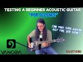 Testing A Beginner Acoustic Guitar For Science. Can The Vangoa VG-1 Get The Job Done???