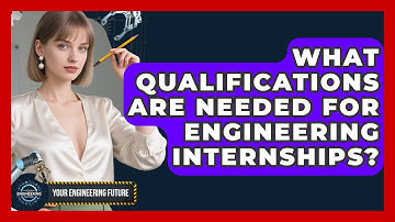 What Qualifications Are Needed for Engineering Internships? - Your Engineering Future