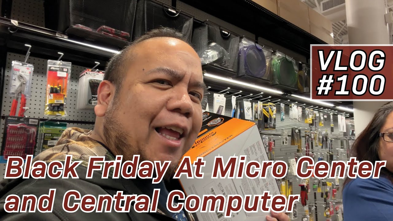 Распродажа в Черную пятницу 2025 года в Micro Center и Central Computer - Видеоблог 100