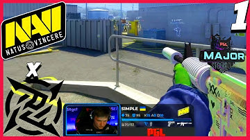NAVI vs NIP map1 nuke - Stockholm Major 2021 - CSGO VOD