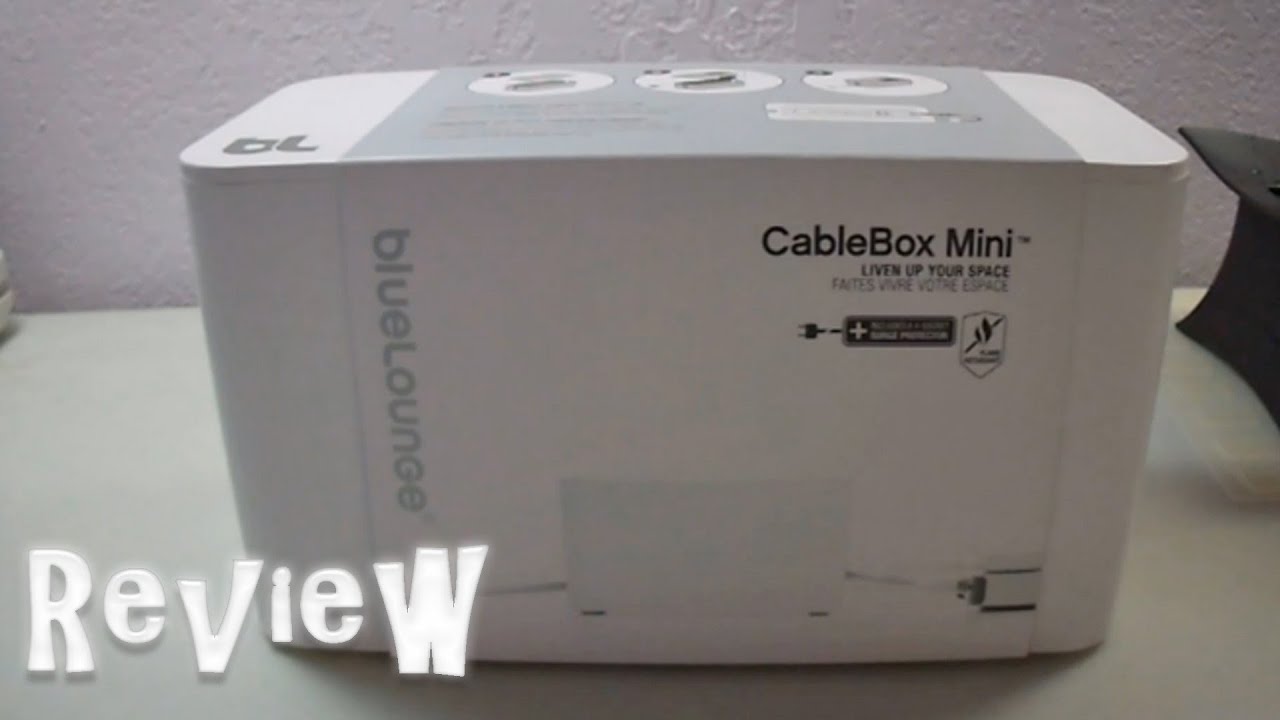 BlueLounge Mini Cable Box Review - YouTube