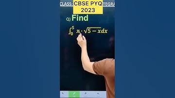 Q) Integration ∫ ( 0 to 5 ) x √(5-x) dx  #class12 #cbse #maths  ##maths #integration #cbse2026