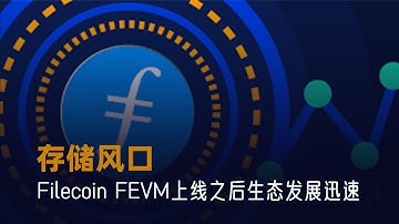 存储风口！Filecoin FVM上线后生态发展迅速！