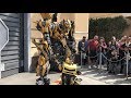 Transformers bumblebee meets his biggest fan