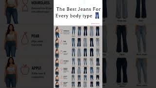 The Best Jeans For Every body! 👖 #guide #beginners #jeans #jeansfashion #fashiontips #denim #shorts