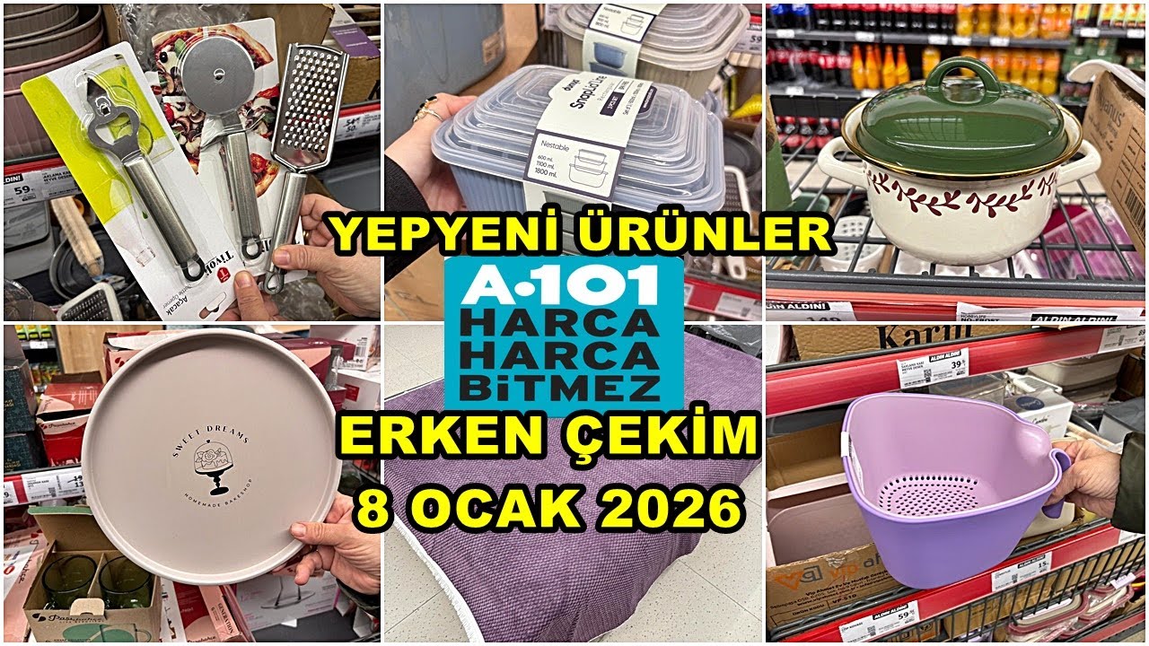 A101’E KOŞUN 💃/ERKEN ÇEKİM 8 OCAK 2026💃İLK BİZ GÖSTERİYORUZ/İLK SEN GÖR🔥A101 BU HAFTA COŞUYOR!🔥