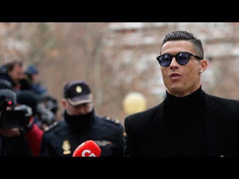 Sport:Christaino ronaldo pleeds guity for tax fraud.