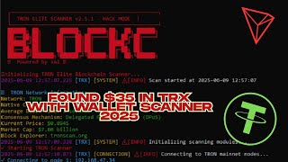 Found 35 In Trx With Wallet Scanner 2025 Trc20 Exodus Payout Demo Real Scan