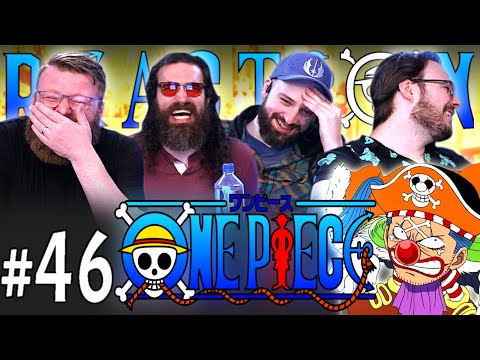 One Piece #46 REACTION!! "Following the Straw Hat! Little Buggy's Big Adventure"