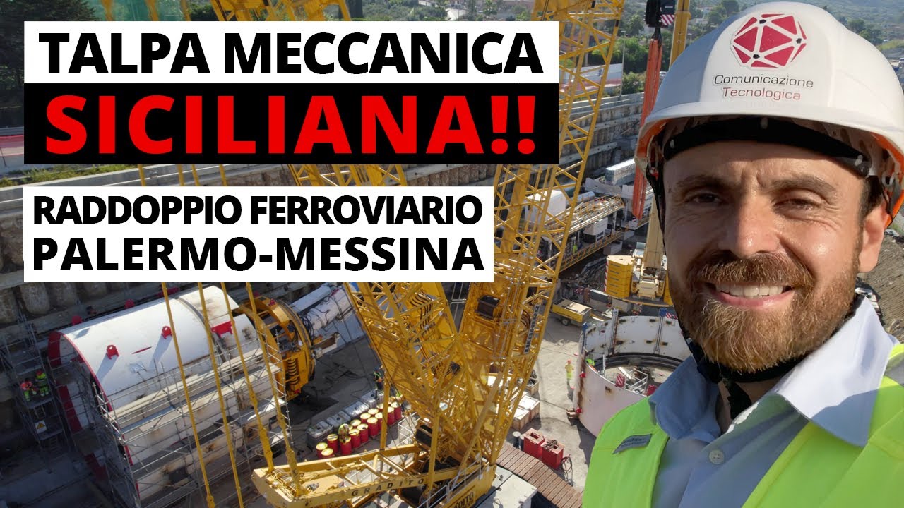 TALPA MECCANICA SICILIANA!!! - Raddoppio ferroviario Palermo-Messina