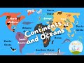 Continents and Oceans Around the World