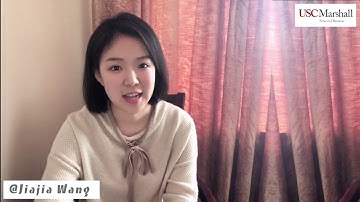 USC MS, Business Analytics Admissions Video 2019 - Jiajia Wang