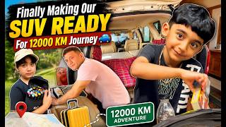 🚙 Finally Preparing Our SUV For A 12,000 KM Road Trip! 😱 Full Packing & Setup Day ⭐