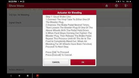 Perodua Alza ABS Actuator Air Bleeding BY LAUNCH X431 PRO3