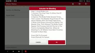 Perodua Alza ABS Actuator Air Bleeding BY LAUNCH X431 PRO3