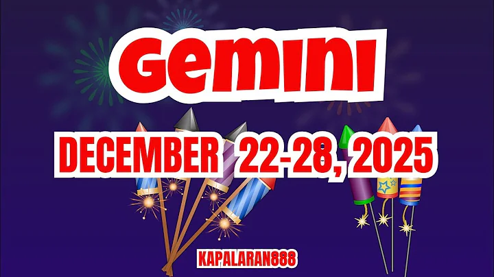 WISH MO LANG ITO NOON! GEMINI DECEMBER 22-28, 2025 WEEKLY TAGALOG TAROT PREDICTION #KAPALARAN888