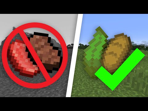 Minecraft mas NAO PODE comer CARNE
