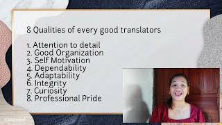 8 Qualities of a Good Translators