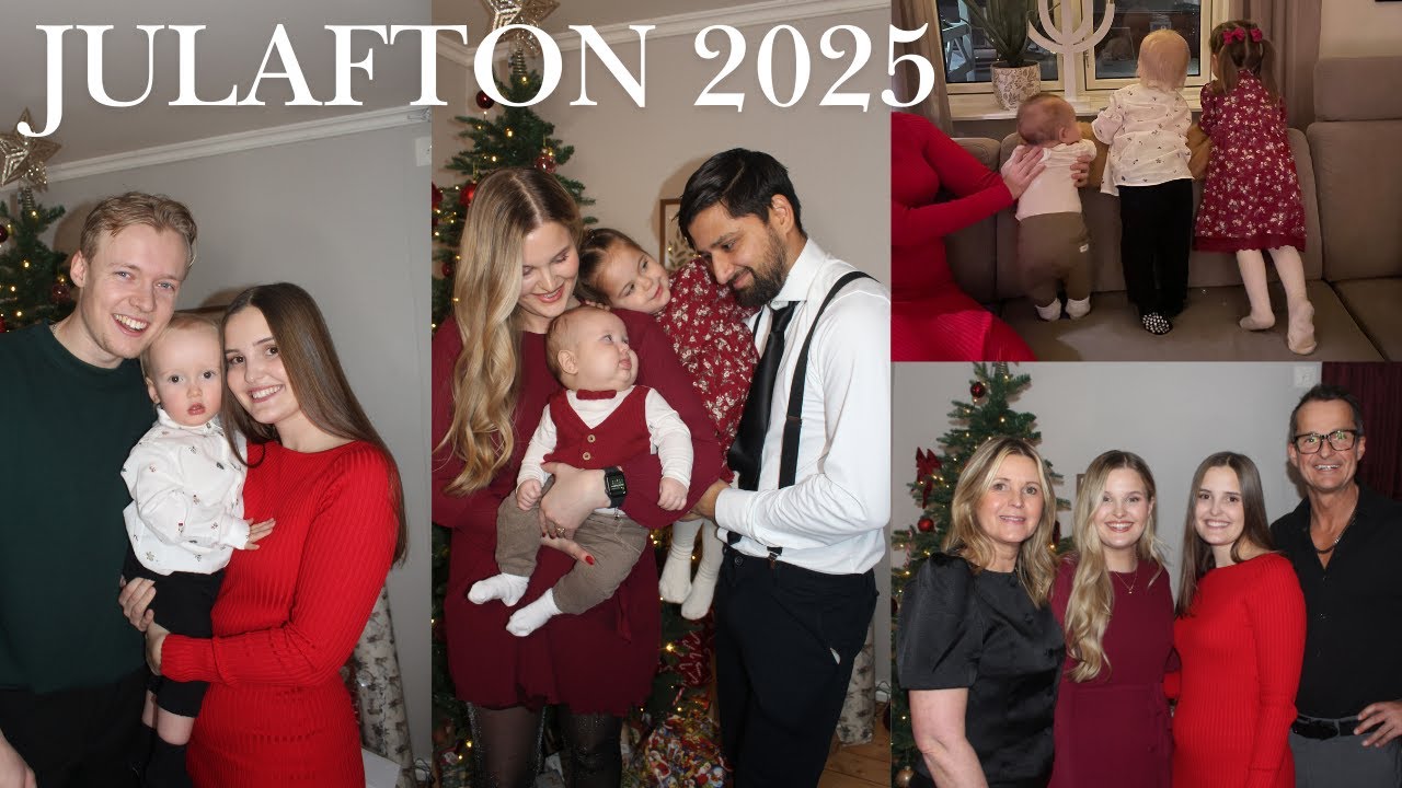 JULAFTON 2025 - en tredagarsvlogg med julspelen, trerätters & julfirande ❤️