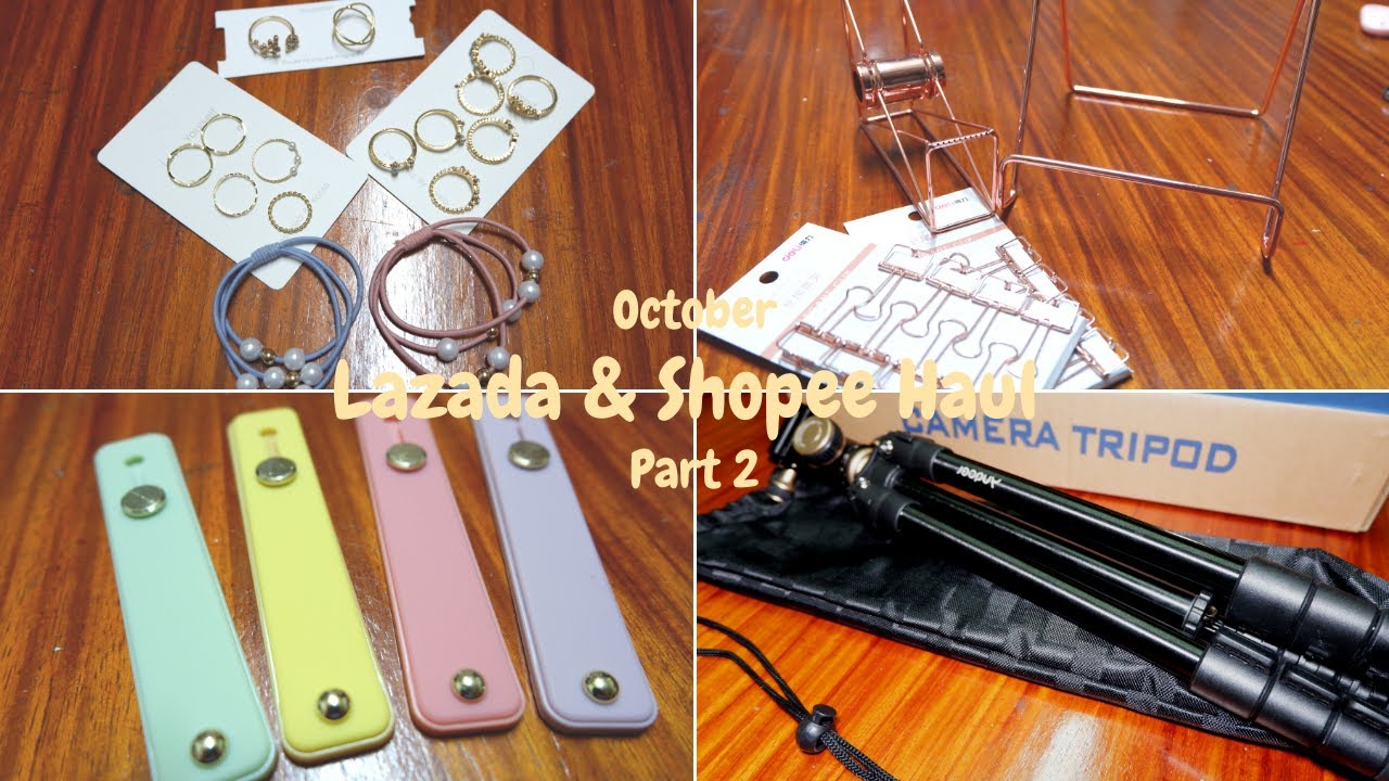10.10 Lazada Shopee Haul Part 2