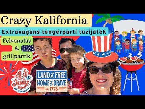 Videó: Kalifornia legjobb július 4-i tűzijátéka és ünnepségei