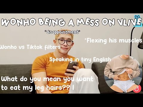 Wonho Being A Mess On Vlive