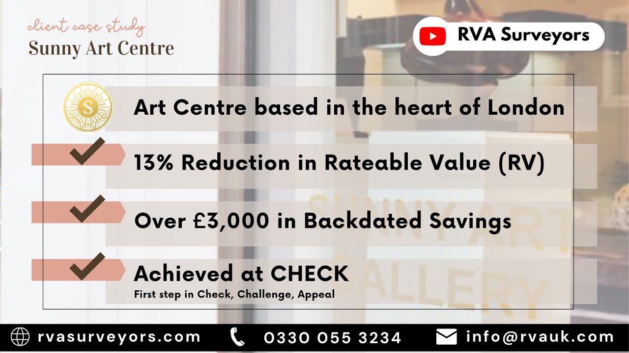 RVA Business Rates Case Study (13% Reduction!) - Central London | Art Centre & Gallery